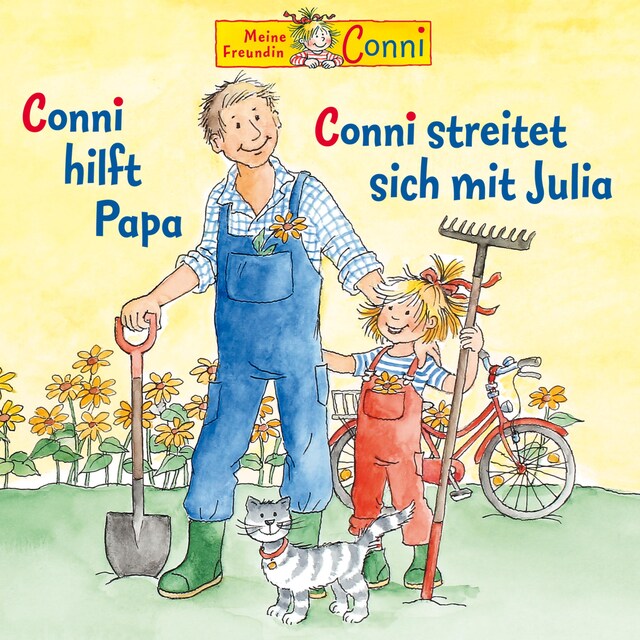 Bokomslag för Conni hilft Papa / Conni streitet sich mit Julia
