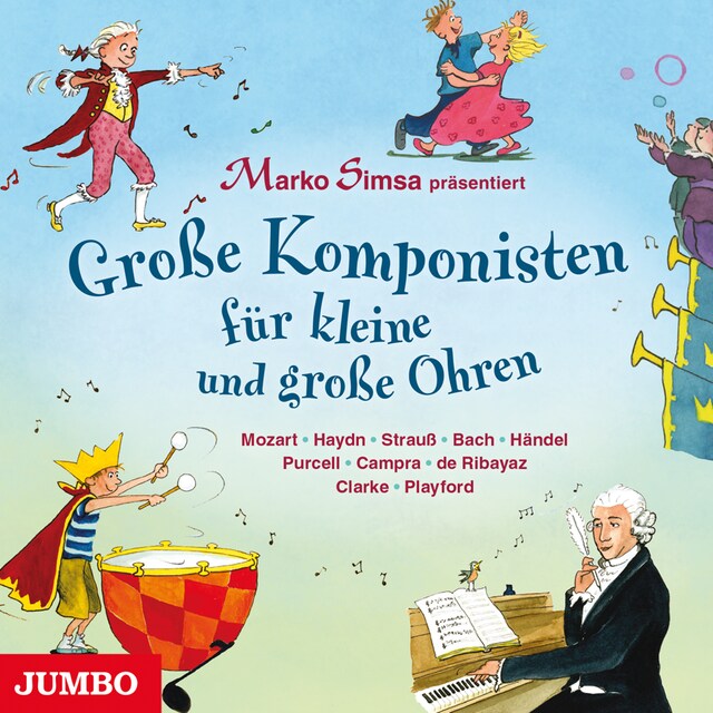 Couverture de livre pour Große Komponisten für kleine und große Ohren