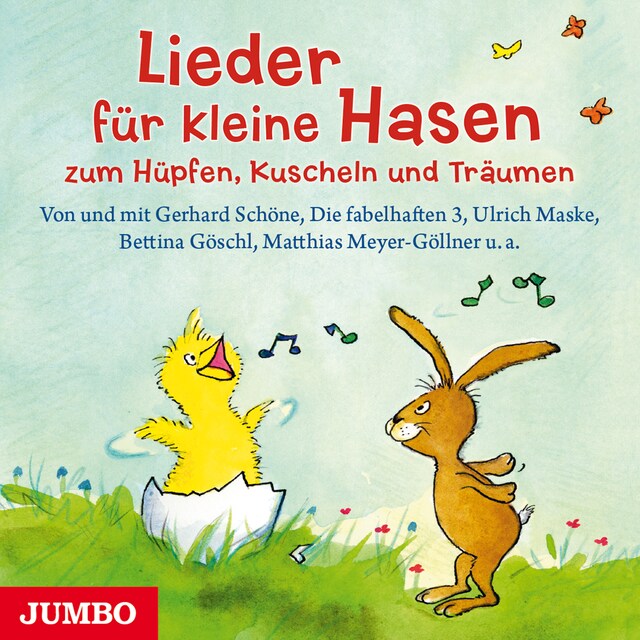 Buchcover für Lieder für kleine Hasen zum Hüpfen, Kuscheln und Träumen