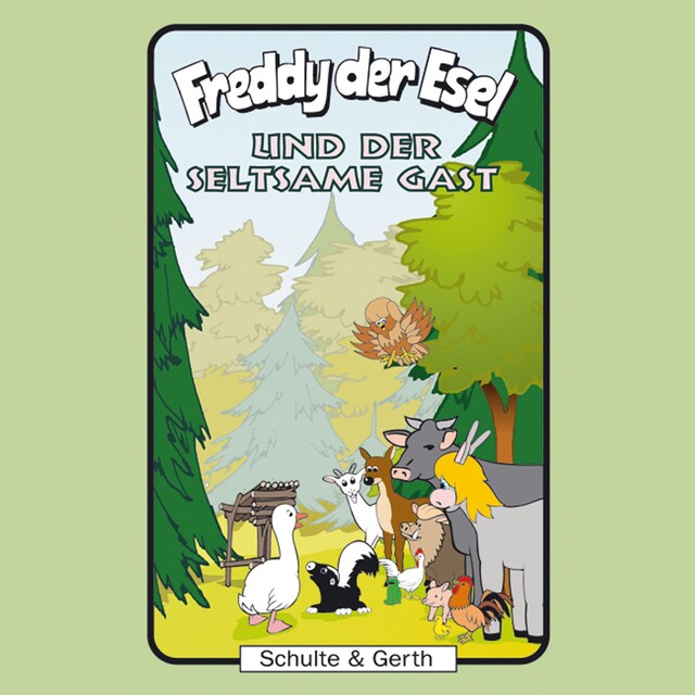 Portada de libro para 45: Freddy der Esel und der seltsame Gast