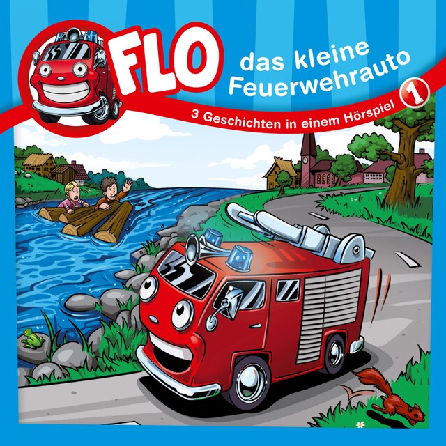 Bokomslag för 01: Flo, das kleine Feuerwehrauto