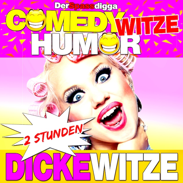 Buchcover für Comedy Witze Humor - 2 Stunden Dicke Witze