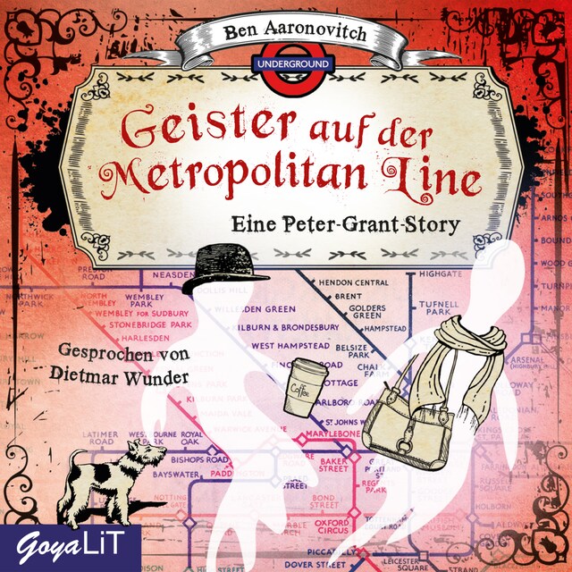 Book cover for Die Geister auf der Metropolitan Line