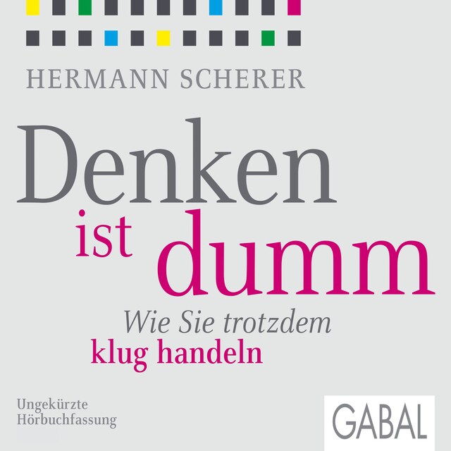 Book cover for Denken ist dumm
