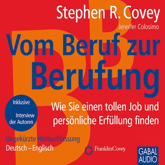 Book cover for Vom Beruf zur Berufung