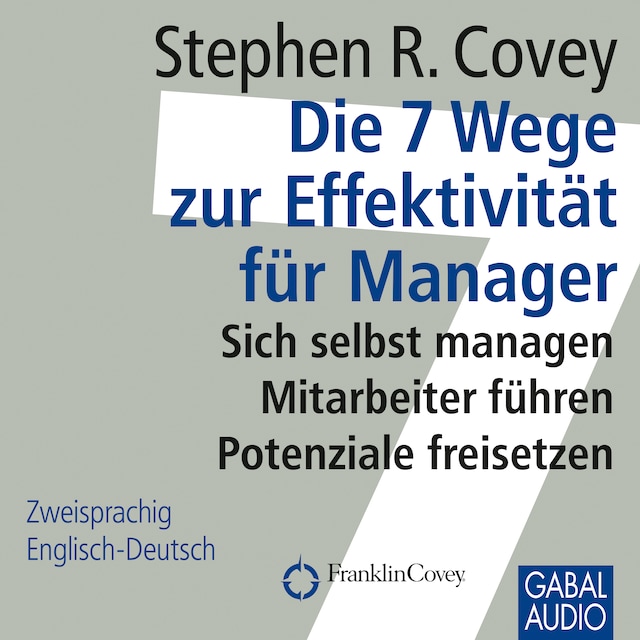 Book cover for Die 7 Wege zur Effektivität für Manager