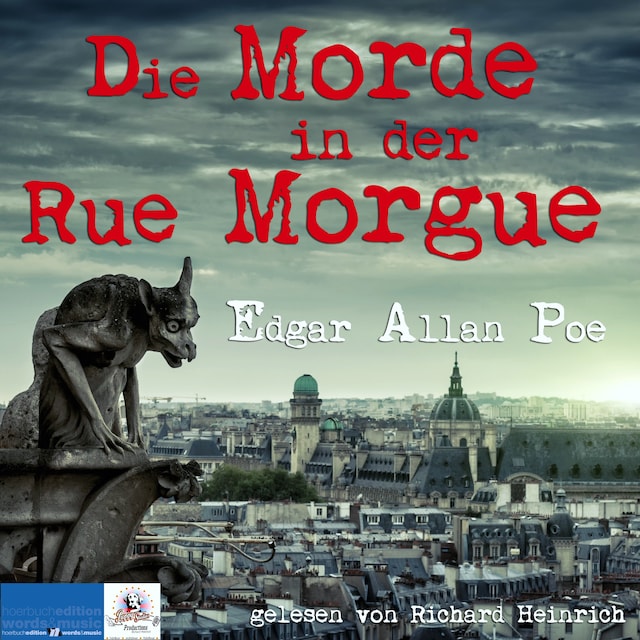 Kirjankansi teokselle Die Morde in der Rue Morgue