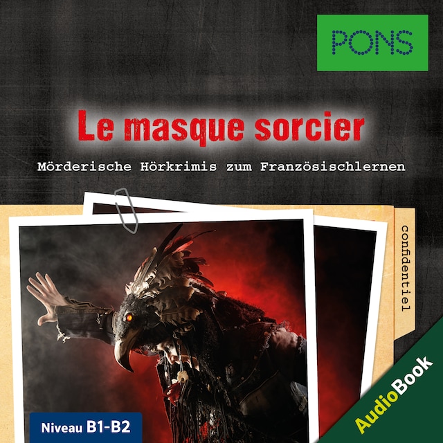 Book cover for PONS Hörkrimi Französisch: Le masque sorcier