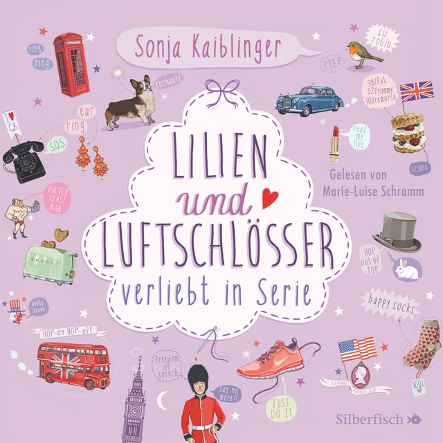 Kirjankansi teokselle Verliebt in Serie 2: Lilien & Luftschlösser. Verliebt in Serie, Folge 2