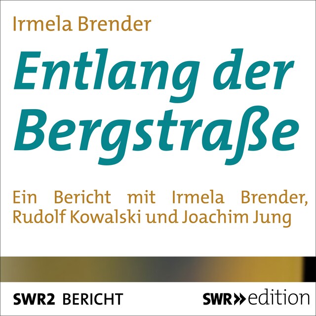 Book cover for Entlang der Bergstrasse
