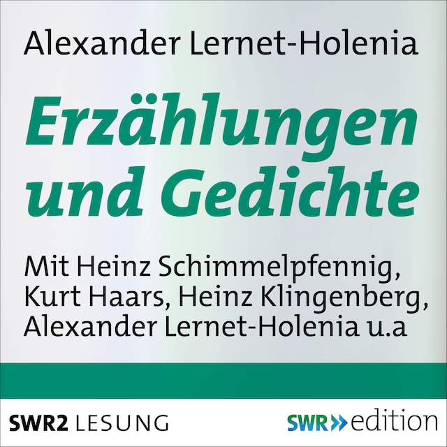 Copertina del libro per Erzählungen und Gedichte