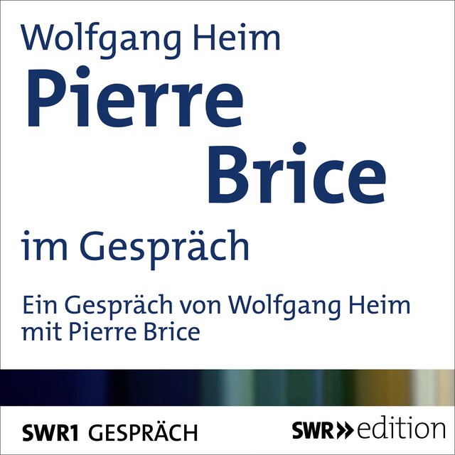 Kirjankansi teokselle Pierre Brice im Gespräch