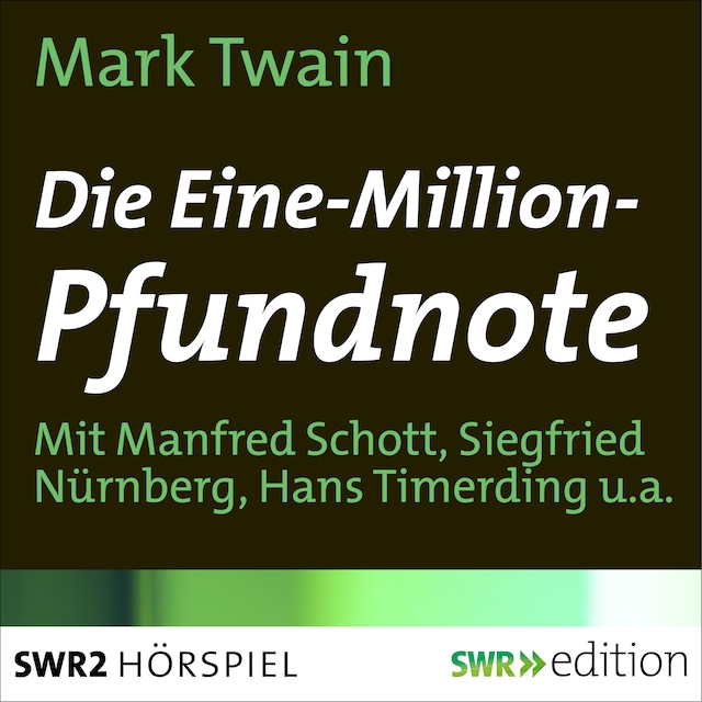 Book cover for Die Ein-Million-Pfundnote