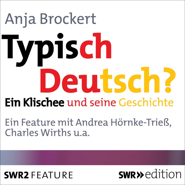 Book cover for Typisch Deutsch?