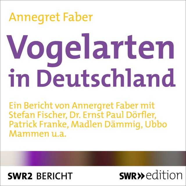 Buchcover für Vogelarten in Deutschland