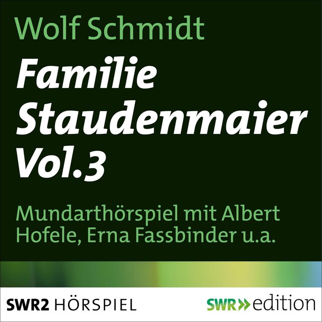 Kirjankansi teokselle Familie Staudenmeier Vol. 3