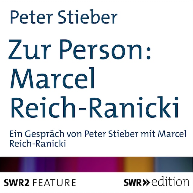 Buchcover für Zur Person: Marcel Reich-Ranicki