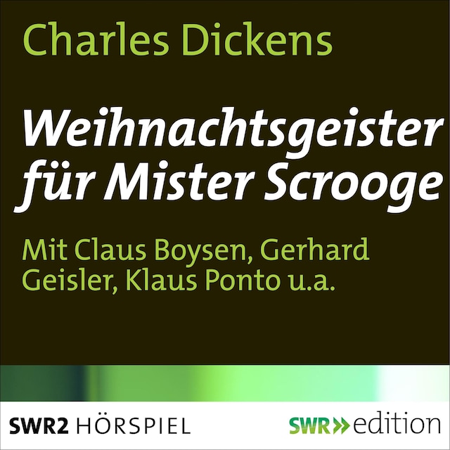Couverture de livre pour Weihnachtsgeister für Mister Scrooge