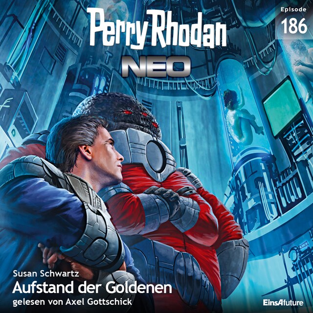 Portada de libro para Perry Rhodan Neo 186: Aufstand der Goldenen