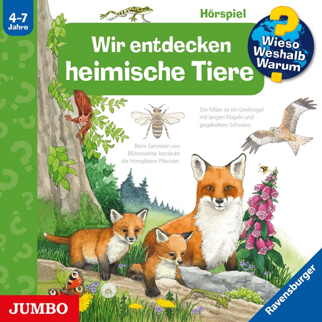 Book cover for Wir entdecken heimische Tiere [Wieso? Weshalb? Warum? Folge 71]