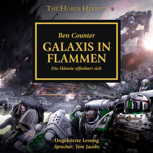 Copertina del libro per The Horus Heresy 03: Galaxis in Flammen