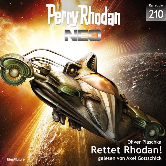Kirjankansi teokselle Perry Rhodan Neo 210: Rettet Rhodan!