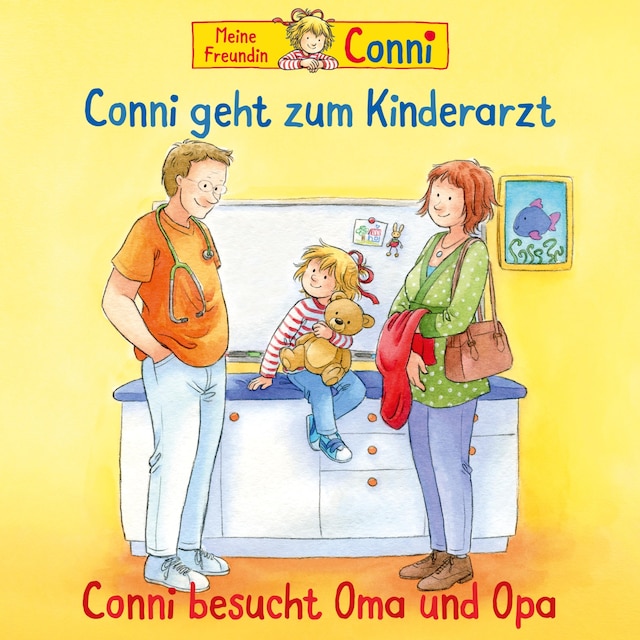 Copertina del libro per Conni geht zum Kinderarzt (neu)/Conni besucht Oma und Opa