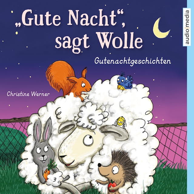 Kirjankansi teokselle "Gute Nacht", sagt Wolle