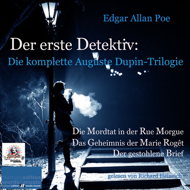 Buchcover für Der erste Detektiv: Die komplette Auguste Dupin-Trilogie
