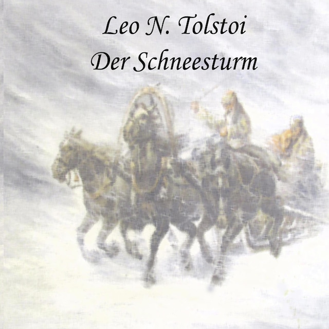 Book cover for Der Schneesturm