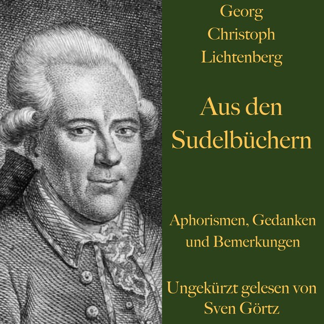 Boekomslag van Georg Christoph Lichtenberg: Aus den Sudelbüchern