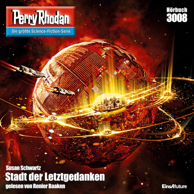 Book cover for Perry Rhodan 3008: Stadt der Letztgedanken