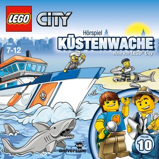 LEGO City: Folge 10 - Küstenwache - Haie vor LEGO City als Hörbuch
