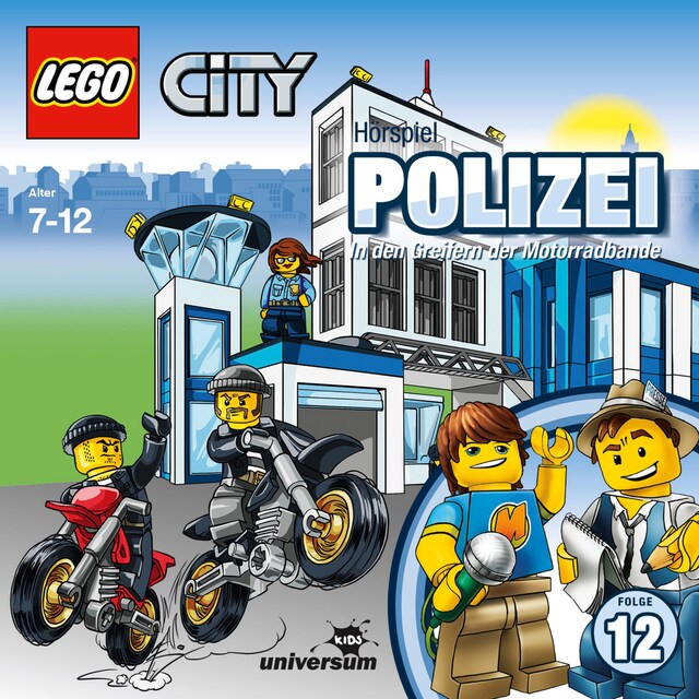 Buchcover für LEGO City: Folge 12 - Polizei - In den Greifern der Motorradbande