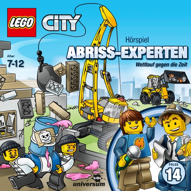 Buchcover für LEGO City: Folge 14 - Abriss-Experten - Wettlauf gegen die Zeit