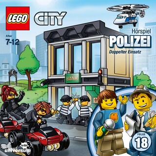 LEGO City: Folge 18 - Polizei - Doppelter Einsatz als Hörbuch