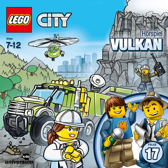 Buchcover für LEGO City: Folge 17 - Vulkan - Am feuerspeienden Berg