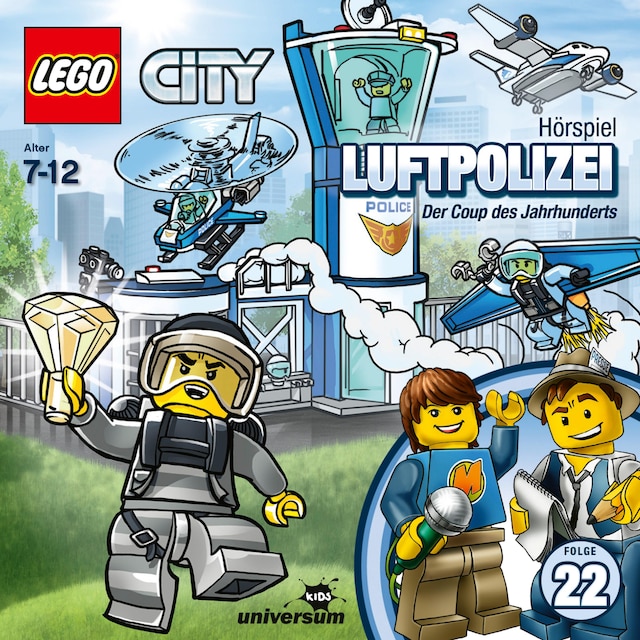 Buchcover für LEGO City: Folge 22 - Luftpolizei - Der Coup des Jahrhunderts