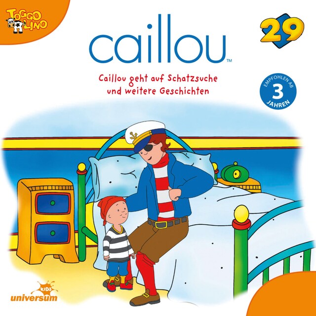 Buchcover für Caillou - Folgen 305-313: Caillou geht auf Schatzsuche