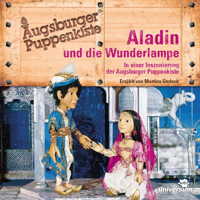 Buchcover für Augsburger Puppenkiste - Aladin