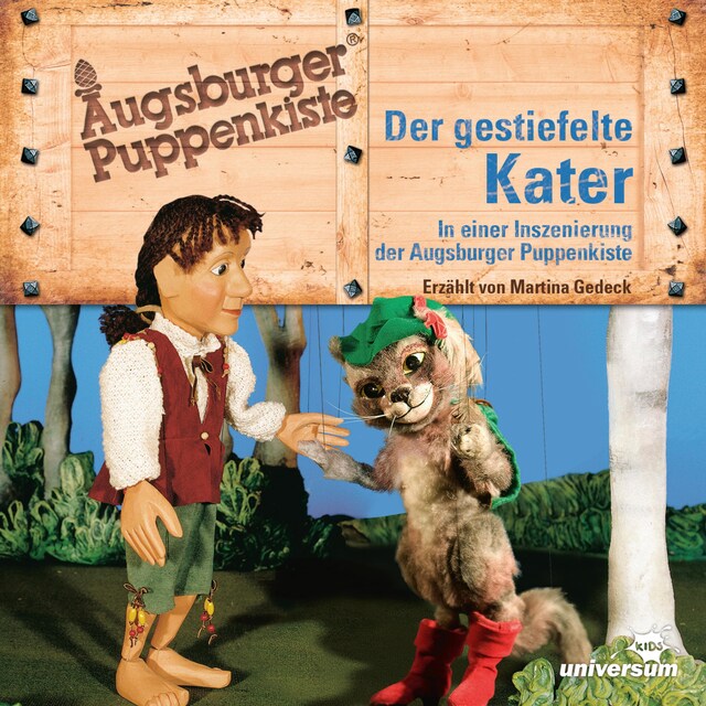 Buchcover für Augsburger Puppenkiste - Der gestiefelte Kater