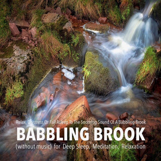 Buchcover für Babbling Brook (without music) for Deep Sleep, Meditation, Relaxation: Relax, De-stress Or Fall Asleep To The Soothing Sound Of A Babbling Brook