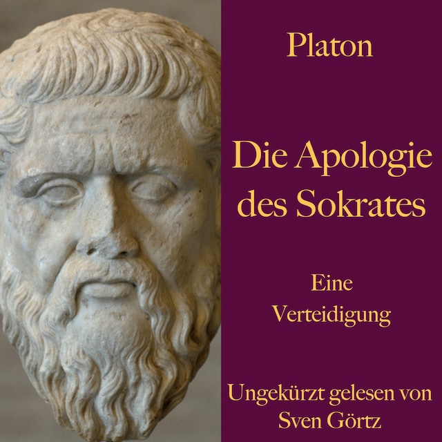 Kirjankansi teokselle Platon: Die Apologie des Sokrates
