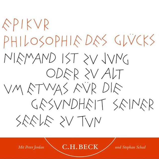 Book cover for Philosophie des Glücks