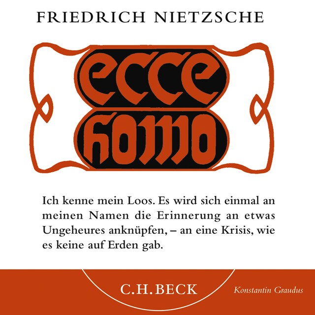 Buchcover für Ecce homo