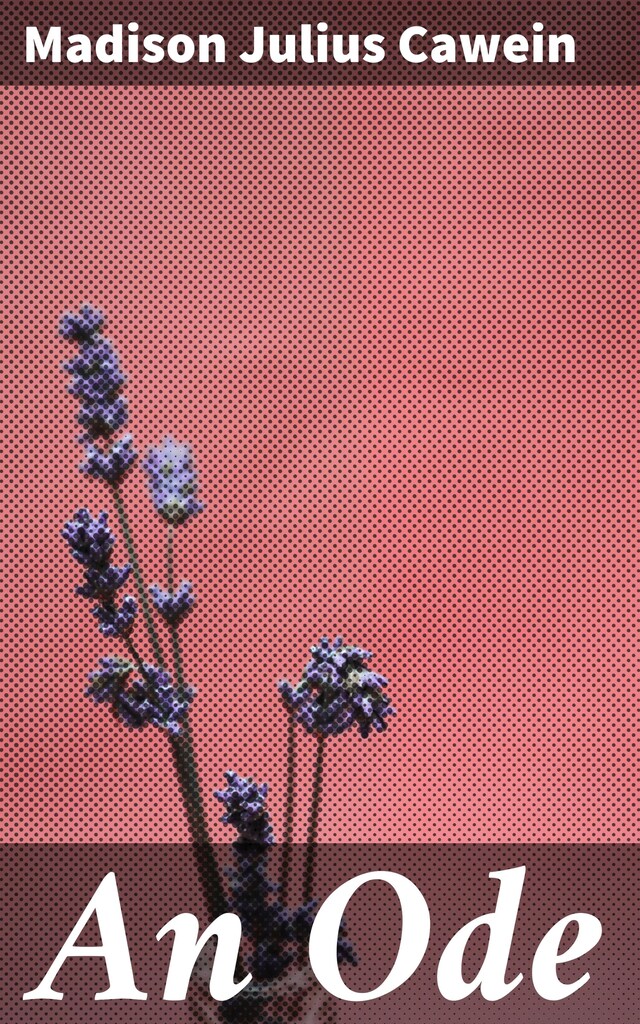 Copertina del libro per An Ode