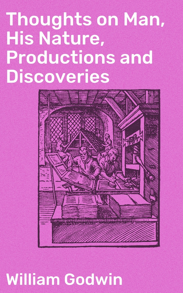 Copertina del libro per Thoughts on Man, His Nature, Productions and Discoveries