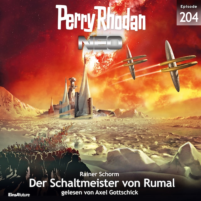 Kirjankansi teokselle Perry Rhodan Neo 204: Der Schaltmeister von Rumal