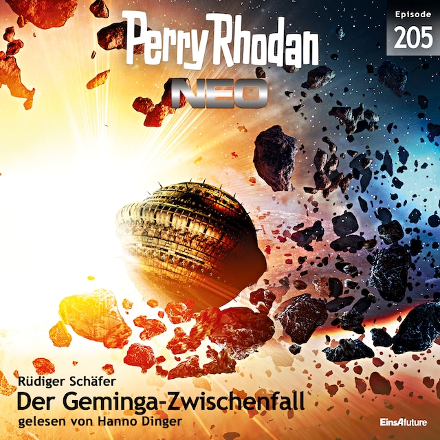 Book cover for Perry Rhodan Neo 205: Der Geminga-Zwischenfall
