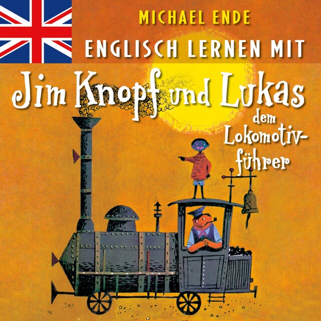 Boekomslag van Englisch lernen mit Jim Knopf und Lukas dem Lokomotivführer